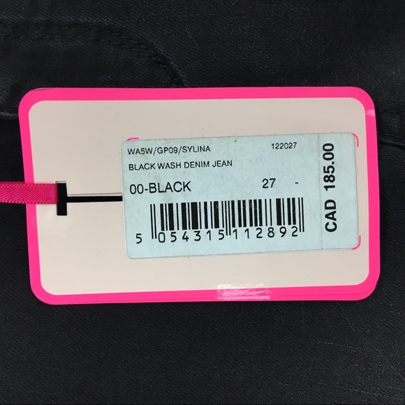 Ted Baker Sylina Black Wash Denim Jeans - Picture 6 of 6